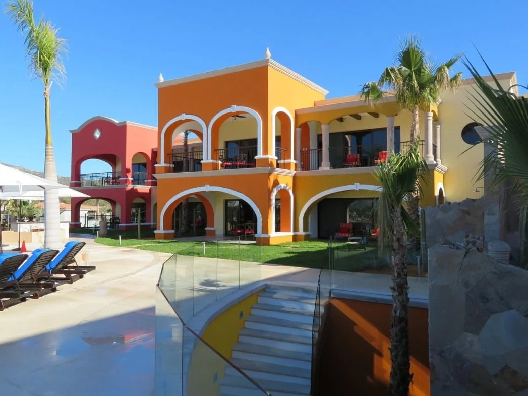 Hacienda-style villas at Hacienda Encantada in Cabo San Lucas, a resort with resales on the timeshare secondary market
